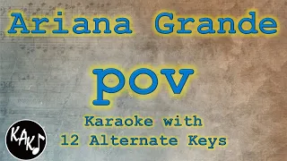 pov Karaoke - Ariana Grande Instrumental Lower Higher Male Original Key