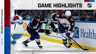 Avalanche @ Blues 10/28/2021 | NHL Highlights