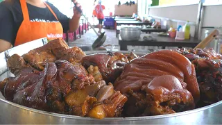 Street Food in Phuket, Thailand. Best Stalls of Naka Weekend Market