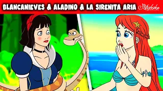 Blancanieves + Aladino + La Sirenita Aria | Cuentos infantiles para dormir en Español