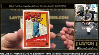 2023/24 Panini Crown Royale Basketball Hobby 16 Box Case Break #4