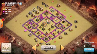 Coc: Dragon attack strategy for Th7 VS Th8