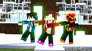 FIRST MEET MEME | SHUFFLE DANCE | GANGNAM STYLE | MAIZEN, PRESTON , EYSTREEM - Minecraft Animation