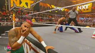 WWE NXT CARMELO HAYES & WES LEE VS META-FOUR 08/01/23
