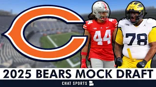 2025 NFL Mock Draft: 3-Round Chicago Bears Mock Draft Ft. JT Tuimoloau & Kenneth Grant
