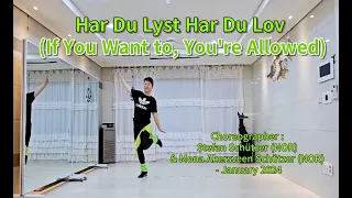 [ Har Du Lyst Har Du Lov  ] Linedance demo High Improver #Sarahchoi #Linedance