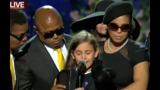 MICHAEL JACKSON'S DAUGHTER PARIS JACKSON Broke into tears at her her father's MEMORIAL @iammarwa