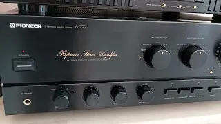 High End Pioneer A-777 Amplifier, GR-777 Spectrum Graphic Equalizer, PD-T510 Twin Tray CD Player