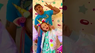 Nastya and dad funny copy me challenge. #shorts