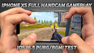 iPhone XS PUBG Mobile Full Handcam Gameplay 🔥 | iOS 16.5 PUBG/BGMI TEST After a few days 😱