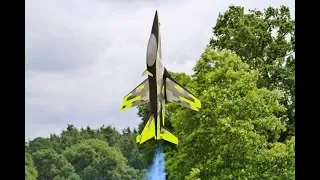 *THRUST VECTORED TUMBLING & HOVERING* RC MEPHISTO TURBINE AEROBATIC/3D SPORTS JET WESTON PARK - 2018