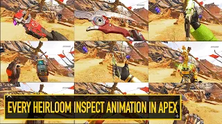 Every Heirloom Inspect Animation In APEX LEGENDS (HIGH-QUALITY) All Heirloom Inspection Animations