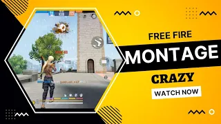Montages- Crazy | Free Fire gameplay | Krafty Gamerz
