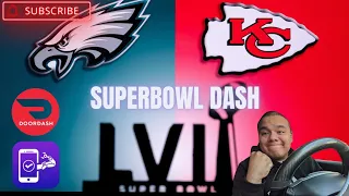 Superbowl Sunday Dash + Monday . Doordash Ride Along