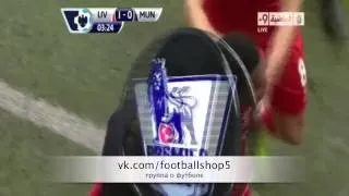 Liverpool vs Manchester United 1-0 1/09/13 All Goals & Highlights