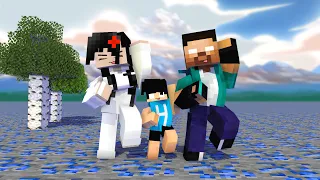 MONSTER SCHOOL:K/DA - POP/STARS HEROBRINE FAMILY, SADAKO AND BABY HEEKO- MINECRAFT ANIMATION