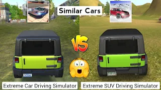 Similar Offroad Cars - Extreme Car Driving Simulator vs Extreme SUV Driving Simulator | Car Games