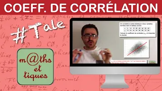 Calculer un coefficient de corrélation - Terminale