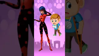 #miraculous characters as injured // #shots #shorts #viral #whatsappstatus