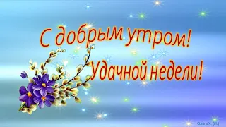 #Маленькиеоткрытки#Сдобрымутром#Удачной недели!