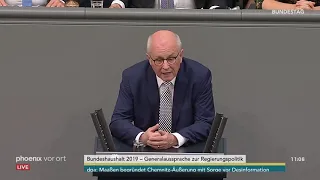 Rede von Volker Kauder zur Regierungspolitik der Bundeskanzlerin am 12.09.18