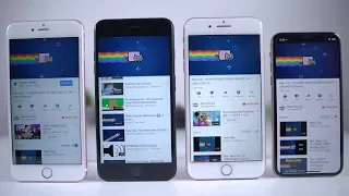 Battery Test: iPhone 6S Plus vs iPhone 7 Plus vs iPhone 8 Plus vs iPhone X