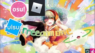 I Played FREEDOM DIVE in Different Rhythm Games