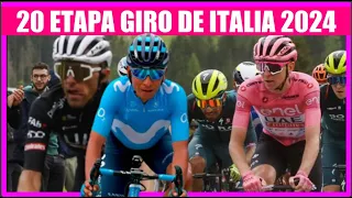 20 ETAPA GIRO de ITALIA 2024 NAIRO Quintana MONTE GRAPPA