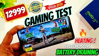 Moto G54 PUBG (BGMI) Gaming, Heating, Gyroscope, FPS Test | Moto G54 Battery Draining Test