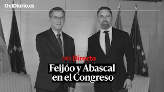 🔴 DIRECTO | Rueda de prensa de Feijóo tras la reunión con Abascal en el Congreso