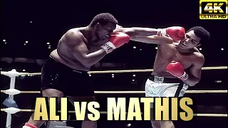 Muhammad Ali vs Buster Mathis | Highlights Boxing Fight | 4K Ultra HD