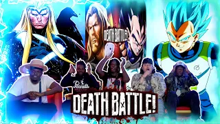 THE BATTLE OF TWO GODS! Thor VS Vegeta Death Battle Reaction!