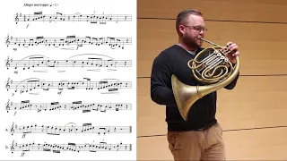 All State Band High School (9-10) Horn Solo - “Audition Solo 2C”