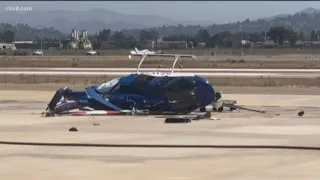 Rough landing for Chopper 8 in El Cajon