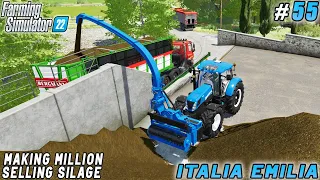 Making Million: Selling Silage through Road & Rail Transport | Italian Farm | FS 22 | Timelapse #55