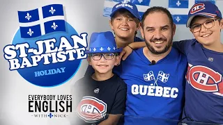 ⚜️"Saint-Jean-Baptiste Day" explained. Holiday Lesson. Everybody Loves English.