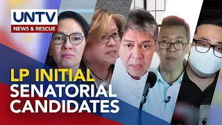 LP, nagnomina na ng inisyal na senatorial candidates sa 2022 elections