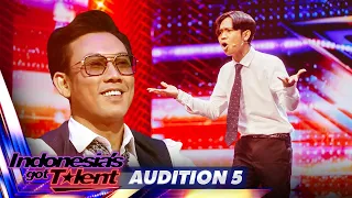 Judges Takjub! Sandi Berhasil Impersonate Berbagai Karakter Kartun - Indonesia's Got Talent 2023