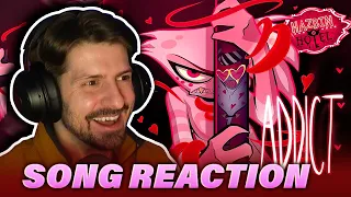 Reacting to "Addict" A Hazbin Hotel Song for the First Time
