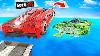 Over De Map SPRINGEN Met SUPERCARS In GTA 5! (Mods)