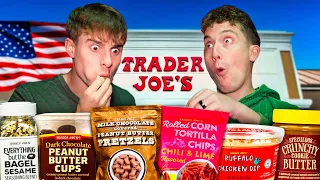 Brits go to Trader Joe's for the first time!