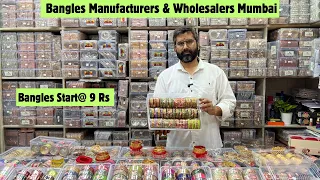 Bangles Manufacturers & Wholesalers Mumbai Bhuleshwar |Bangle Wholesale Market | Metal Fancy Bangle
