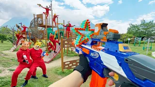 Nerf War | Outdoor Battle２ (Nerf First Person Shooter)