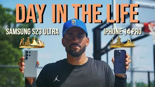 iPhone 14 Pro VS Samsung S23 Ultra | Real Day In The Life Review!