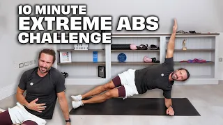 10 Minute EXTREME ABS Workout | The Body Coach TV