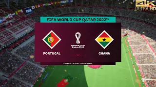 FIFA 23 World Cup QATAR 2022 - Portugal vs. Ghana [4K ULTRA HD | GODLIKE QUALITY]