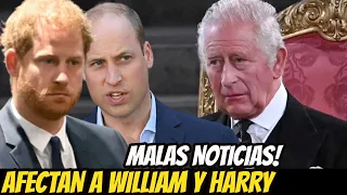 NOTICIA INESPERADA! La DURA DECISIÓN Que TOMÓ El REY CARLOS y AFECTA a sus HIJOS WILLIAM y HARRY HOY