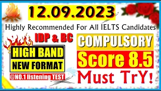 IELTS LISTENING PRACTICE TEST 2023 WITH ANSWERS | 12.09.2023