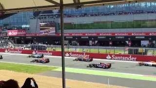 Formula 1 British Grand Prix 2013 Silverstone race start