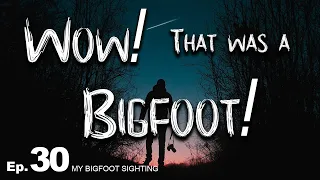 My Bigfoot Sighting Episode 30 - Wow! That was a Bigfoot!